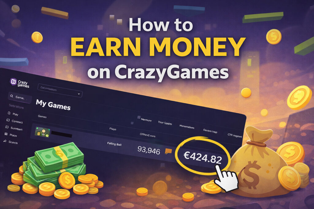How to Earn Money on CrazyGames